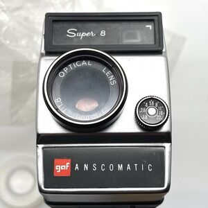 8MM GAF MOVIE CAMERA S/80 SUPER EIGHT CARTRIDGE ANSCOMATIC